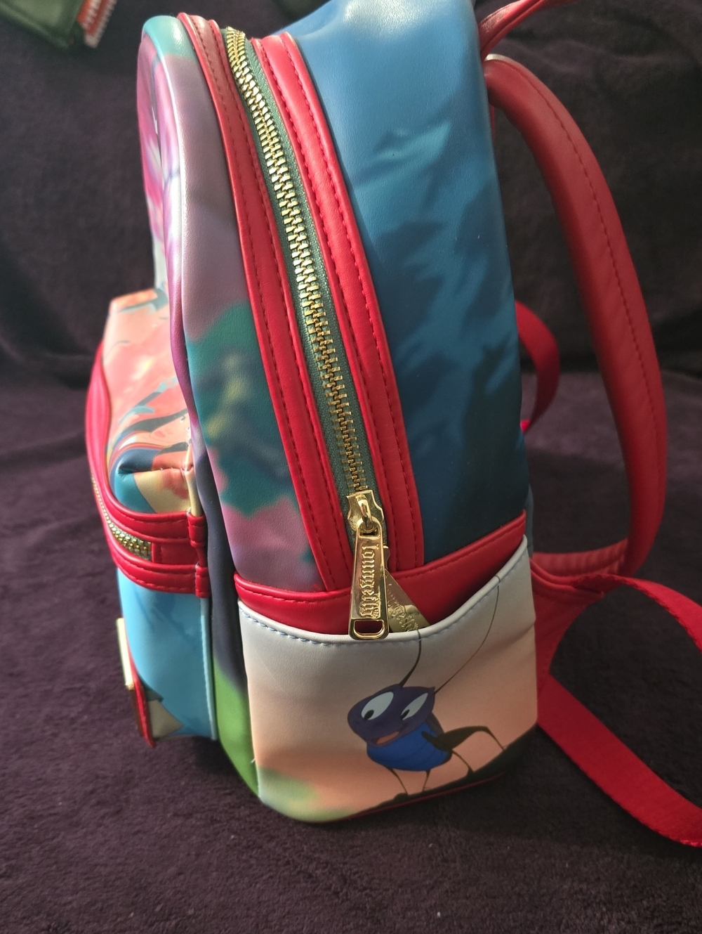 Loungefly Disney Princess Mulan Mini Backpack - Picture 5 of 9